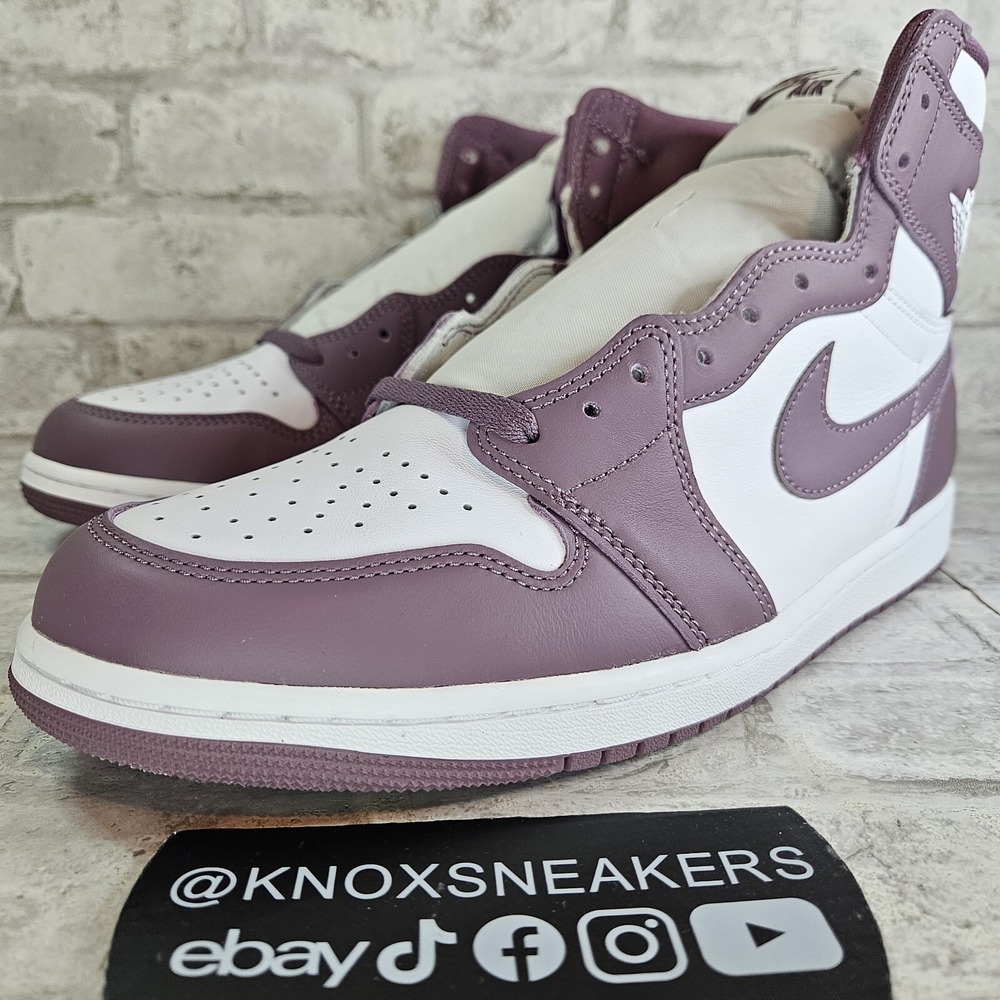 Nike Air Jordan 1 Retro OG High White Sky J Mauve DZ5485-105 Men's Size 13